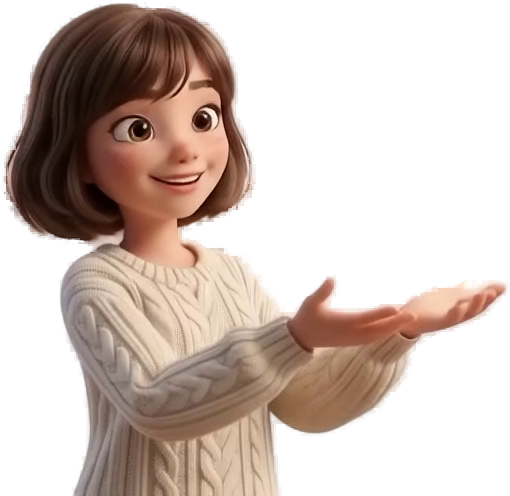 The original Dora holding the orb where the coloured connections begin